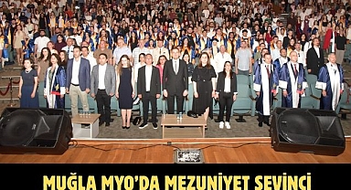 Muğla MYO’da Mezuniyet Sevinci