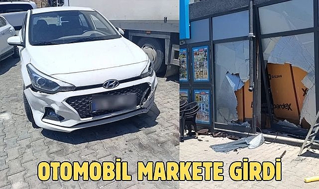Otomobil Markete Girdi