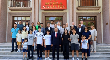 Muğla’nın LGS Şampiyonları Vali Akbıyık’la Buluştu