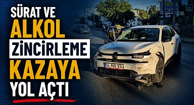 Sürat ve Alkol Zincirleme Kazaya Yol Açtı